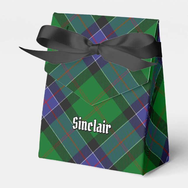 Clan Sinclair Hunting Tartan Geschenkschachtel (Vorderseite)