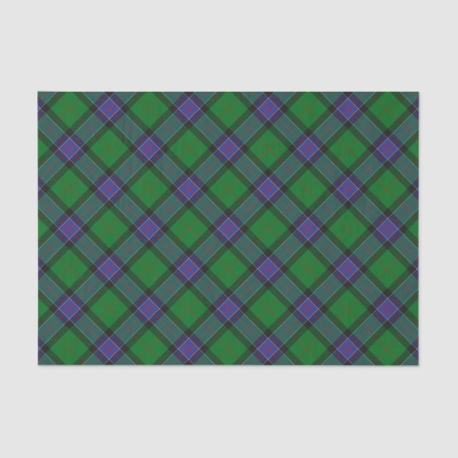 Clan Sinclair Hunting Tartan Seidenpapier (Vorderseite)