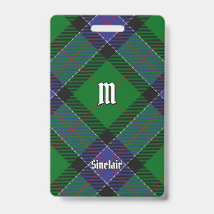 Clan Sinclair Jagdtartan Ausweis
