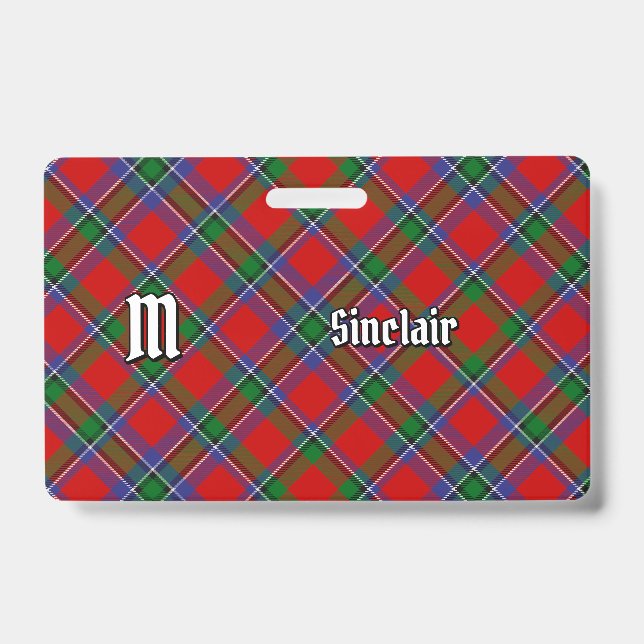 Clan Sinclair Tartan Ausweis (Vorderseite)