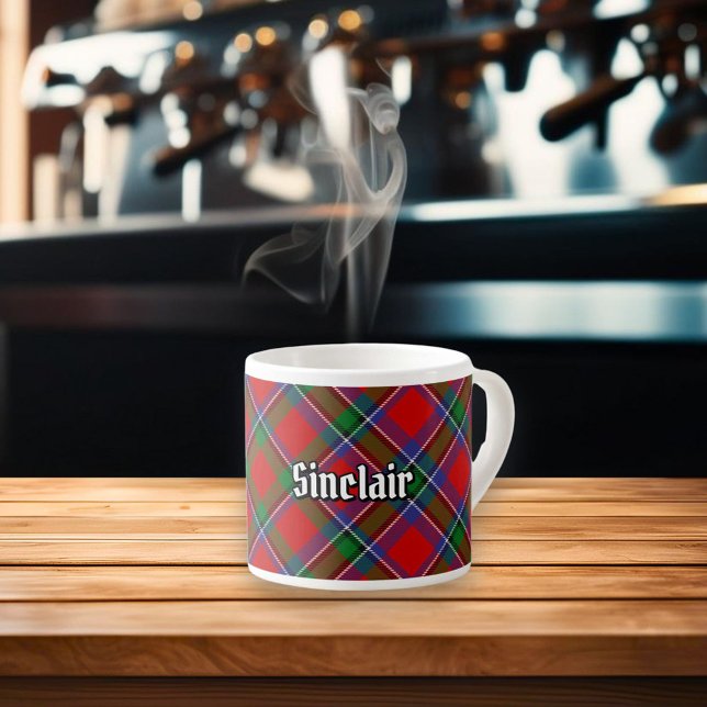 Clan Sinclair Tartan Espressotasse (Von Creator hochgeladen)