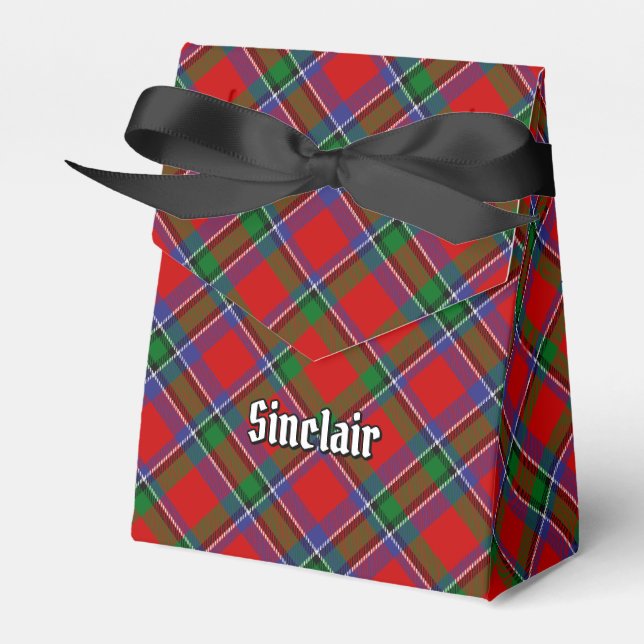 Clan Sinclair Tartan Geschenkschachtel (Vorderseite)