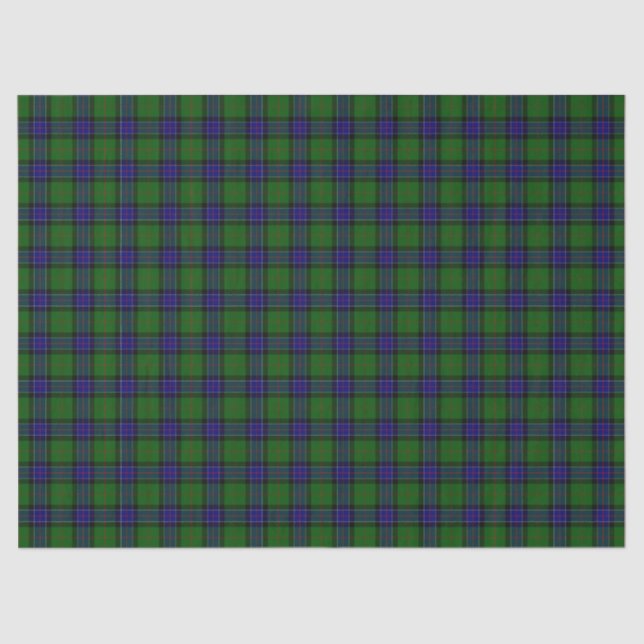 Clan Sinclair Tartan Kariert Seidenpapier (Vorderseite)