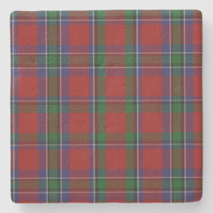 Clan Sinclair Tartan-karierter SteinUntersetzer