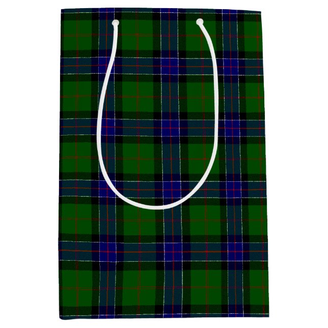 Clan Sinclair Tartan Mittlere Geschenktüte (Vorderseite)