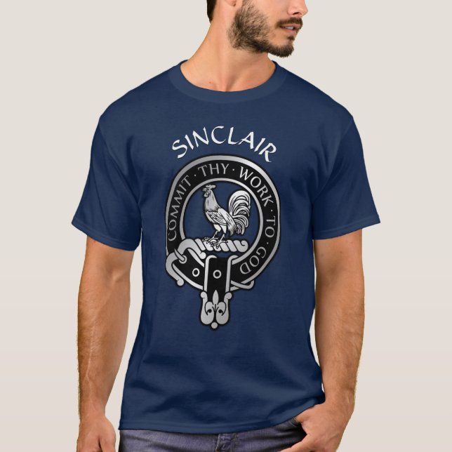 Clan Sinclair Wappen T - Shirt (Vorderseite)