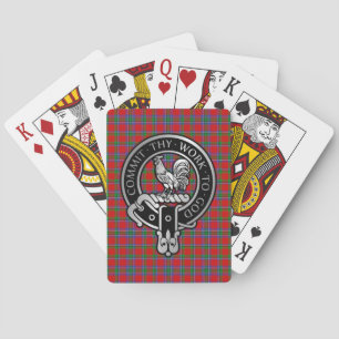 Clan Sinclair Wappen & Tartan Bicycle Spielkarten