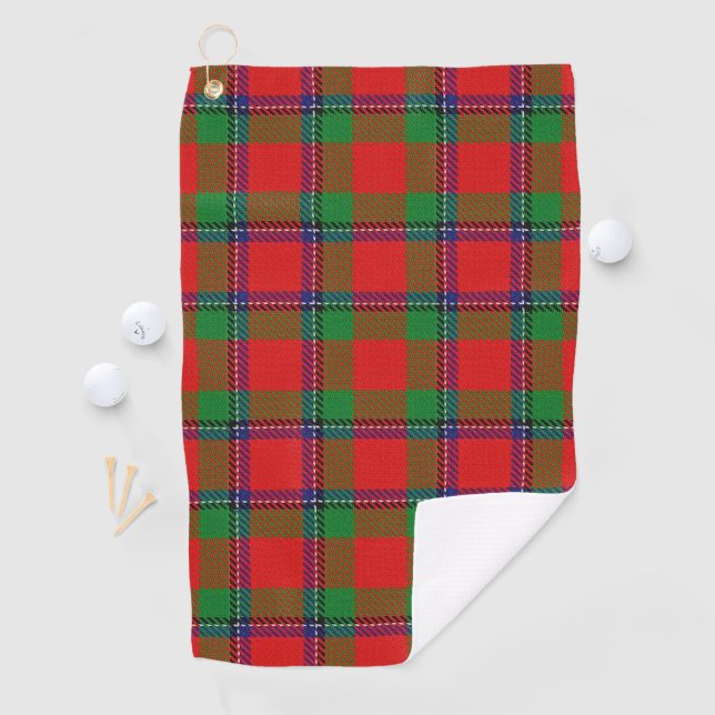 Clan-SinclairScottishTartan Golfhandtuch (Insitu)