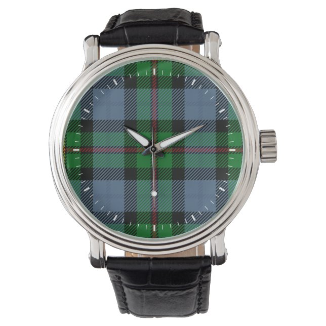 Clan Smith Tartan Armbanduhr (Vorderseite)