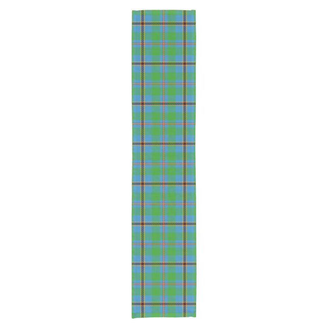 Clan Snodgrass Tartan Kurzer Tischläufer (Vorderseite)