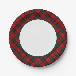 Clan Stewart der Atholl Tartan-Grenze Pappteller