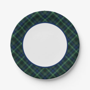 Clan Stewart Hunting Tartan Border Pappteller