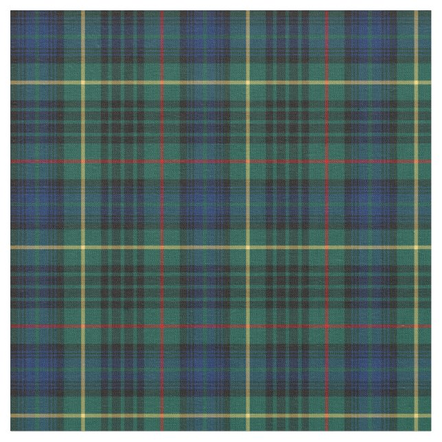Clan Stewart Hunting Tartan Stoff (Nahaufnahme)