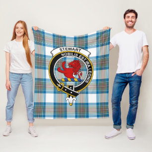 Clan Stewart Mute Blue (Stuart) von Bute Tartan Pl Fleecedecke