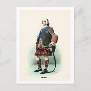 Clan Stewart Postkarte