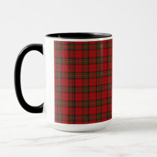 Clan Stewart Royal Scottish Tartan Kariert Pattern Tasse