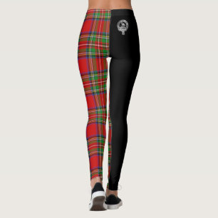 Clan Stewart Stuart Wappen & Tartan Leggings