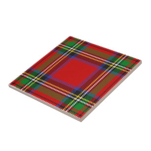 Clan Stewart Tartan Fliese