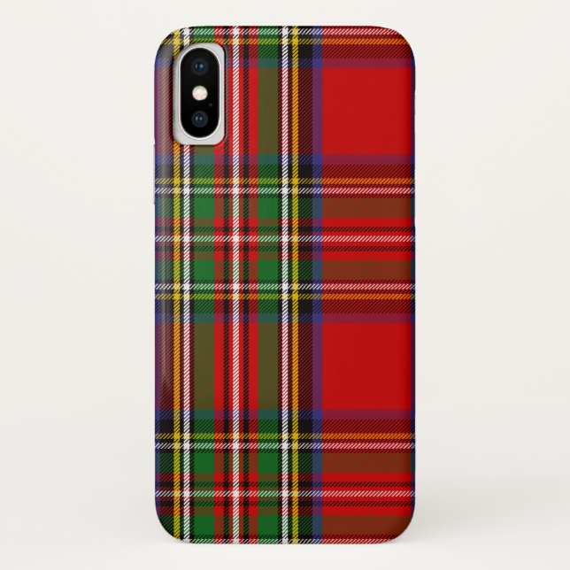 Clan Stewart Tartan Kariert Case-Mate iPhone Hülle (Rückseite)
