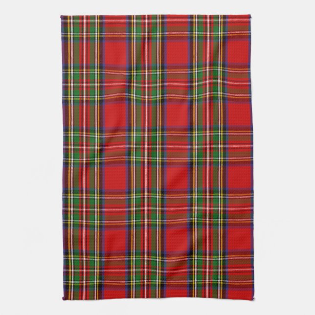 Clan Stewart Tartan Kariert Geschirrtuch (Vertikal)