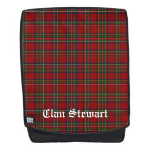 Clan Stewart Tartan Kariert Rucksack