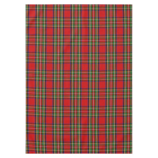 Clan Stewart Tartan Kariert Tischdecke (Vorderseite)
