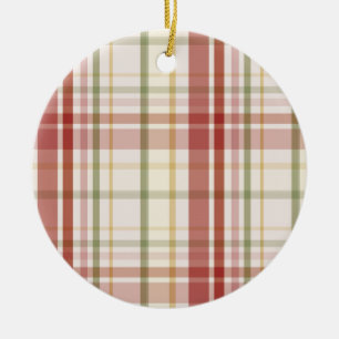 Clan Stewart Tartan Keramik Ornament