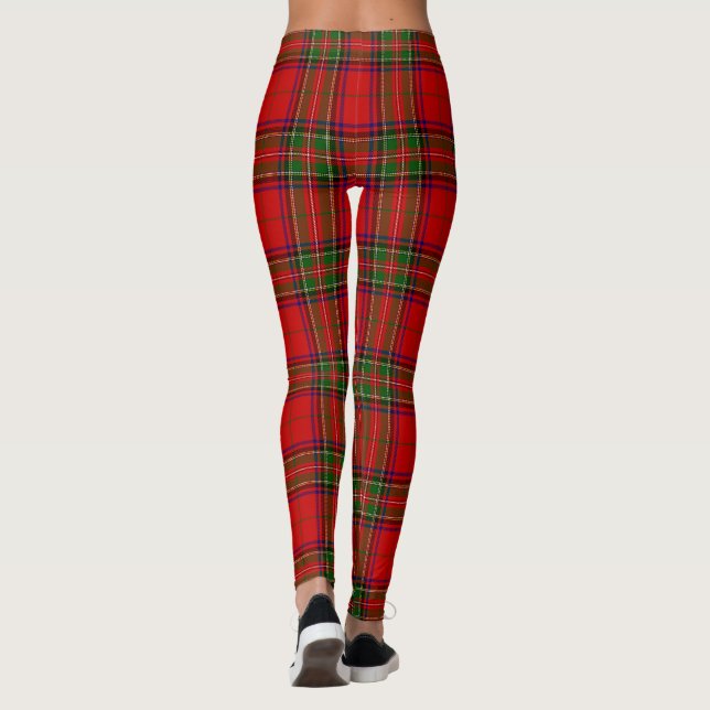 Clan Stewart Tartan Leggings (Rückseite)