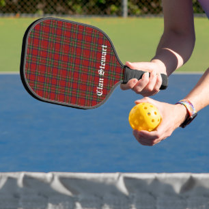 Clan Stewart Tartan Personalisiert Pickleball Schläger