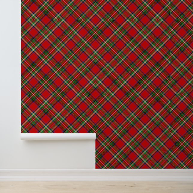 Clan Stewart Tartan Tapete (Anwendung)