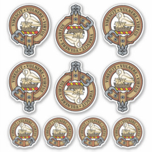 Clan Stewart Wappen Sticker Set