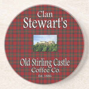 Clan Stewarts Old Stirling Castle Coffee Co. Getränkeuntersetzer