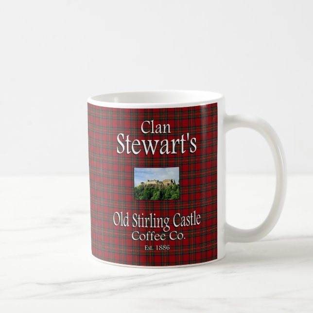 Clan Stewarts Old Stirling Castle Coffee Co. Kaffeetasse (Rechts)