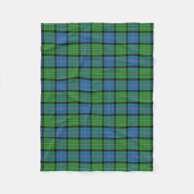 Clan Stirling Tartan Kariert Fleecedecke (Vorderseite)