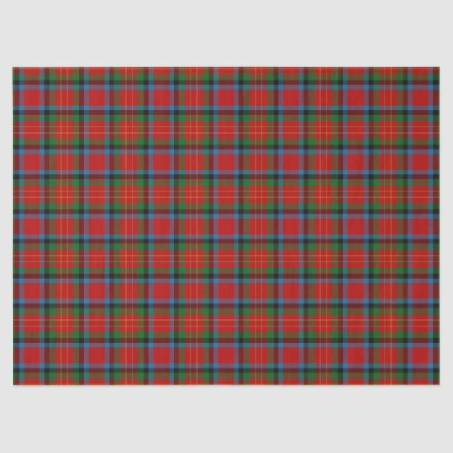 Clan Sturrock Tartan Seidenpapier (Vorderseite)