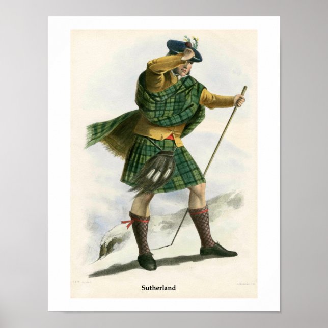 Clan Sutherland Poster (Vorne)