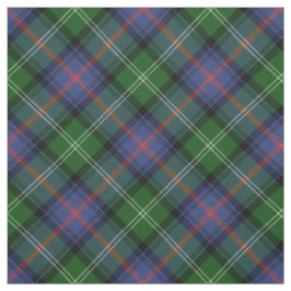 Clan Sutherland Tartan - mittleres diagonales Must Stoff