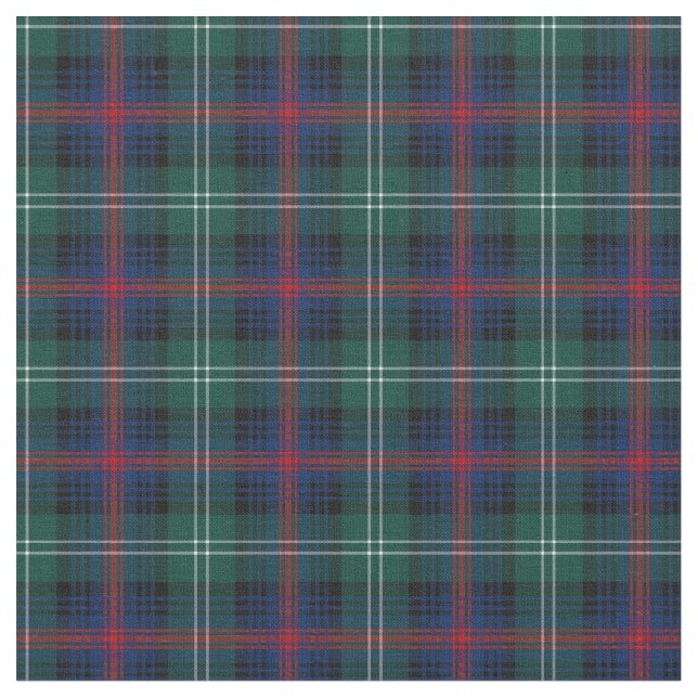 Clan Sutherland Tartan Stoff (Nahaufnahme)