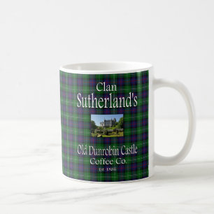 Clan-Sutherlands alter Dunrobin Schloss-Kaffee Co. Kaffeetasse