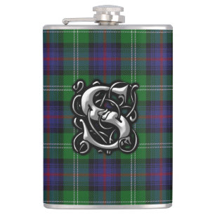 Clan-Sutherlandtartan-alte Schottland-Flasche Flachmann