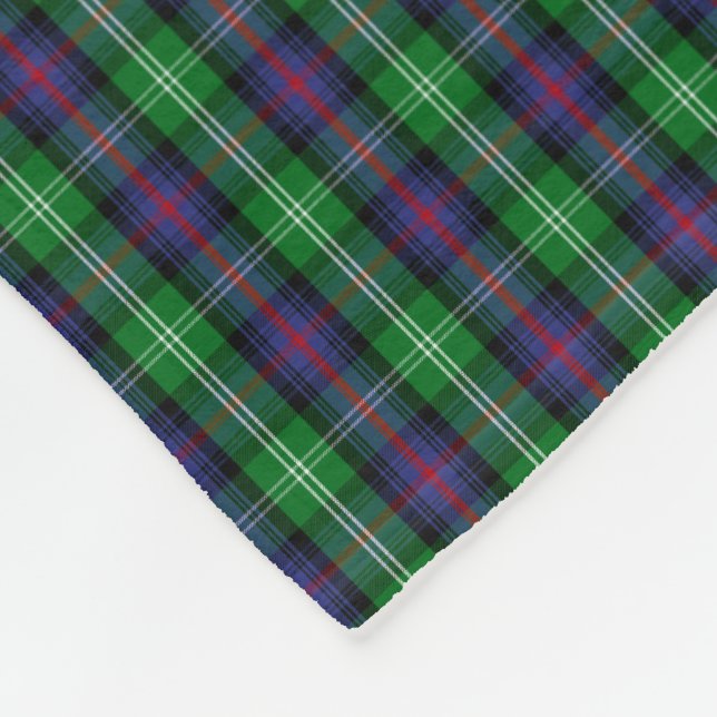 Clan-SutherlandTartan Fleecedecke (Ecke)
