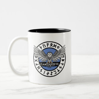 Clan Sverker ältere alte SchulTasse Zweifarbige Tasse