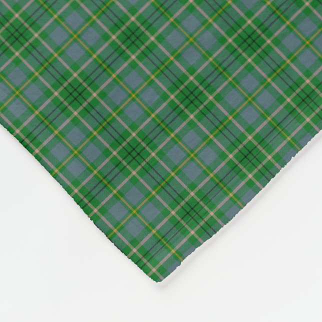 Clan-TaylorTartan Fleecedecke (Ecke)