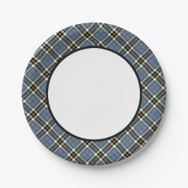 Clan Thompson Blue Dress Tartan Border Pappteller