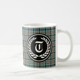 Clan Thompson Jagd Tartan Monogram Kaffeetasse