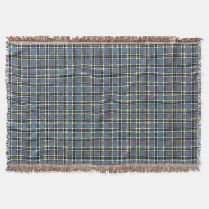Clan Thompson Light Blue Scottish Tartan Decke