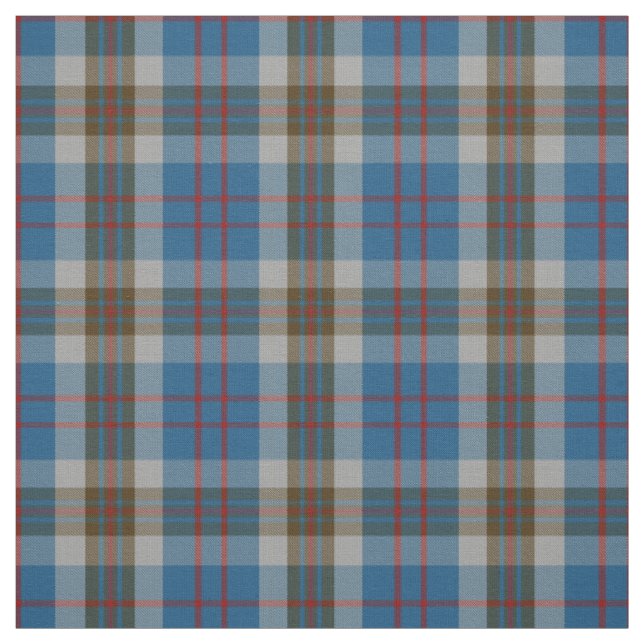 Clan-Thompson schottischer blauer Tartan-kariertes Stoff (Muster)