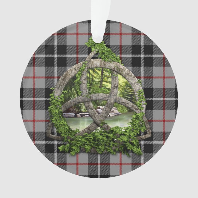 Clan-ThompsonTartanceltic-Dreiheit Ornament (Vorderseite)