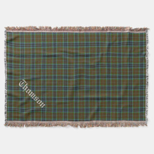 Clan Thomson Tartan Kariert Custom Throw Blanket Decke