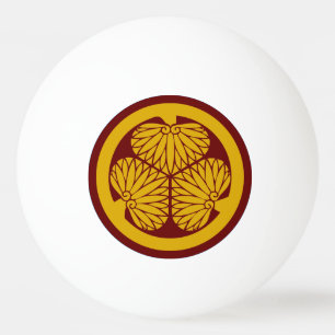 Clan Tokugawa Wappen (Kamon) Ping Pong Ball Tischtennisball